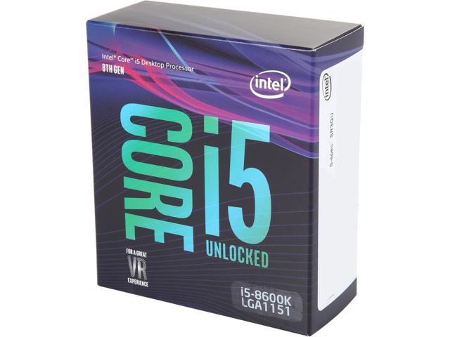 Bộ xử lý Intel® Core™ i5-8600K 9M bộ nhớ đệm, lên đến 4,30 GHz