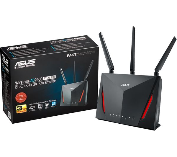 Thiết Bị Mạng Router Wifi Mesh ASUS Chuẩn AC2900 MU-MIMO Gaming RT-AC86U